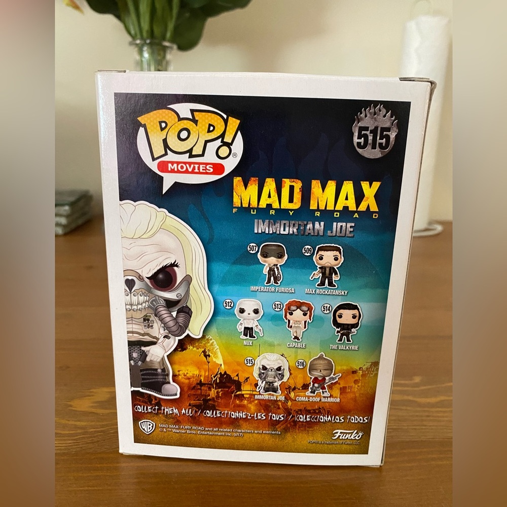 Immortan Joe Funko Pop Mad Max Fury Road VGUC - Picture 3 of 6